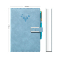 Carnet Haut de Gamme en PU, Couleur Créative, avec Bouton Magnétique, Personnalisé en Gros pour Voyage, Bureau et Affaires