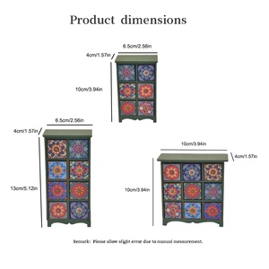 Meubles miniatures pour maison <span class=keywords><strong>de</strong></span> poupée à l'échelle 1:12, armoire <span class=keywords><strong>en</strong></span> métal à trois niveaux, modèle <span class=keywords><strong>de</strong></span> jouet, <span class=keywords><strong>kit</strong></span> <span class=keywords><strong>de</strong></span> bricolage - Product Image 2
