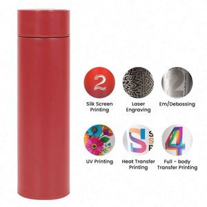 Hot Sale Customized Stainless Steel Thermal Insulated <b>Smart</b> Water Bottle Personalized Workout LED Water Bottle with Logo - Product Image 3