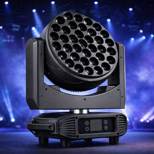 プロ仕様 37x15W RGBW ズーム <span class=keywords><strong>LED</strong></span> ミニウォッシュ ムービングヘッドライト レンタル・ステージ照明用 DMX512 RDM対応 - Product Image 1