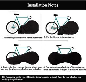 IRONDONKEY BMX et vélo de <span class=keywords><strong>route</strong></span> <span class=keywords><strong>housse</strong></span> anti-poussière <span class=keywords><strong>roue</strong></span> de protection et Protection solaire <span class=keywords><strong>housse</strong></span> de vêtements <span class=keywords><strong>housse</strong></span> de vélo en Nylon Durable - Product Image 3