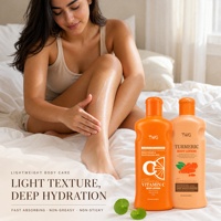 TWG OEM Soins Corporels Marque Privée Lotion Corporelle Éclaircissante au Curcuma Unifie le Teint Hydratation Profonde Non Collante Ensemble de Lotions Corporelles Blanchissantes