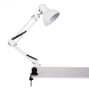 <span class=keywords><strong>Lampe</strong></span> de lecture classique à <span class=keywords><strong>pince</strong></span> traditionnelle avec ampoule E27, <span class=keywords><strong>lampe</strong></span> de bureau LED à cadre métallique pour l'étude - Product Image 2