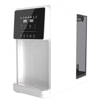 Distributeur d'eau de comptoir électrique intelligent RO pour hôtel domestique Système d'osmose inverse avec boîtier en plastique pour purificateur d'eau chaude