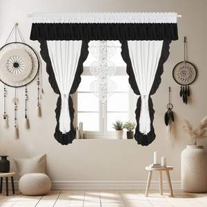 Cortina de estilo europeo directa de fábrica con cortinas integradas, 1 pieza, 400*160cm, adecuada para habitaciones y dormitorios infantiles - Product Image 4