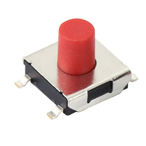 สวิตช์ SMD ขนาด 6*6*4.3 มม. สวิตช์แบบกด 4 ขา สีแดง - Product Image 6