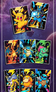 YQ Venta al por Mayor <span class=keywords><strong>de</strong></span> Cartas Coleccionables <span class=keywords><strong>de</strong></span> Anime Japonés <span class=keywords><strong>de</strong></span> Pokémon, Caja <span class=keywords><strong>de</strong></span> Sobres Sellada con Arte Premium Dibujado a Mano - Product Image 4
