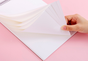 En gros personnalisé A3 A4 A5 art carnet de croquis papier couverture double bobine carnet de croquis pour <span class=keywords><strong>dessin</strong></span> bloc-notes - Product Image 4