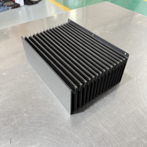 Cache-boudin flexible télescopique CNC de type <span class=keywords><strong>accordéon</strong></span>, protection rectangulaire de type <span class=keywords><strong>accordéon</strong></span> - Product Image 1