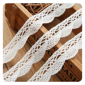 Wholesale skin-friendly Crochet Ribbon lace trim 100% cotton lace trim for sofa cover