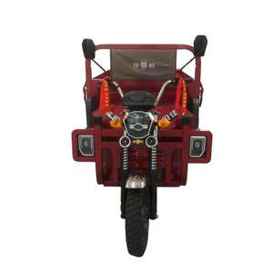 دراجة شحن كهربائية ثلاثية العجلات حمراء اللون بقوة 60 فولت و800 واط، بطول 1.5 متر، سعة حمولة 500 كجم، سرعة 30-50 كم/ساعة، مدى 90 كم للبالغين - Product Image 3