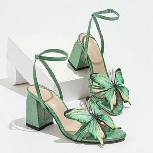 Zapatos de Tacón Alto de Lujo para Mujer, Color Verde, 2025 - Product Image 4