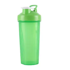 Custom Logo 600Ml Lekvrije Bpa Gratis Plastic Eiwit Shake Fitness Sport Gym Cup Protine Eiwit Shaker Fles