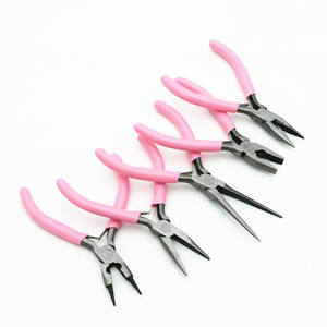 YTH tang perhiasan DIY, pemotong kawat jarum hidung bengkok, tang hidung panjang - Product Image 6