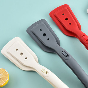 2-en-1 Ustensile de cuisine multifonctionnel en silicone pour les œufs frits et le bifteck Turner Double pince à aliments Double spatule Pince à pelle Spatule - Product Image 5