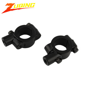 Zuqing Motorcycle Rearview Mirror Mount 8mm Universal Handlebar <b>Bracket</b> <b>Black</b> RM107 - Product Image 1