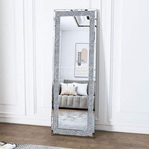 Modern Luxury King-Size Bedroom <b>Set</b> with Mirrored Diamond Solid Wood Frame Storage Features <b>for</b> Home Hotel or Living Room Use - Product Image 6