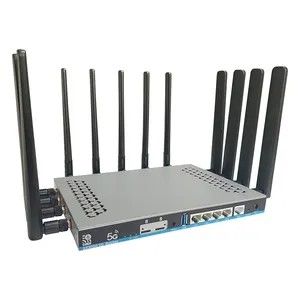 13 Externe Antenne Gigabit Ethernet Poorten Wifi Modem Simkaart 5G Wifi6 Dual Sim Router