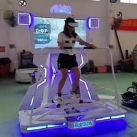 Simulateur de ski de surf 9D VR avec expérience de simulation Immersive équipement de parc d'attractions de hall