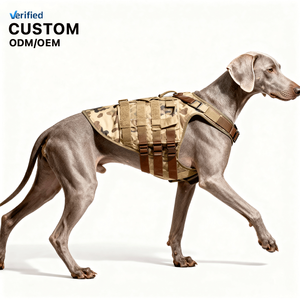 Luxus Designer verstellbare Nylon Outdoor Haustier Weste Heavy Duty Original Tactical Cooling Training Jagd Haustier Halsband Hunde geschirr - Product Image 1