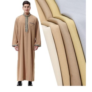 Tissu de costume TR fantaisie avec mélange de polyester et de viscose pour jalabiya, thobe, robes arabes, vêtements islamiques pour hommes - Product Image 5