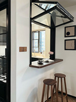 Ventanas Corredizas Modernas de Aleación de Aluminio, Ventanas Plegables Superiores e Inferiores para Cafeterías y Tiendas de Té con Leche