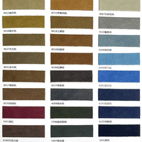 36 Couleurs 1.2MM Velouté Texture Daim PU Nubuck Daim Faux Cuir Rouleaux de Vinyle pour Sacs Bagages Rembourrage