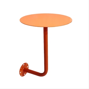 Loft phong cách công nghiệp nhỏ vòng sắt màu xám Bàn cà phê bên bảng với Wall Mount cho quán cà phê - Product Image 6