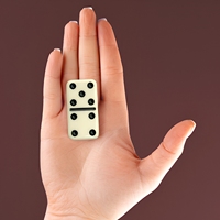 Jeu de société classique Double Six, 28 dominos en coffret portable pour les loisirs, les cadeaux, le divertissement, le tourisme, vente en gros, OEM