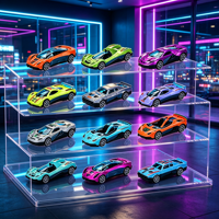 Usine de jouets de simulation de véhicules sur mesure, vente en gros, voiture miniature de course en alliage moulé sous pression à l'échelle 1:64 pour enfants