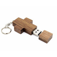1GB 2GB 4GB 8GB 16GB 64GB Cruz de madera USB 3,0 Flash Drive Pluma DE BODA Pendrive con 2,0 Memory Stick Regalo cristiano Nuevo producto
