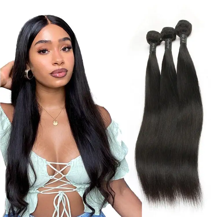 Virgin human hair vendors wholesale mink Brazilian human hair extensions silky straight 100 real human hair weave bundles