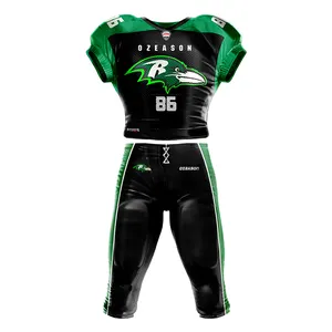 Custom Sublimation American Football Uniforms Team Practice High Quality Mesh American Football Jersey for Men