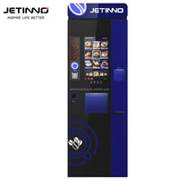 Machine à café distributrice automatique Jetinno JL300-ES7C sur pied avec chocolat chaud, machine à café distributrice de rue