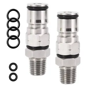 Top kilit gaz sonrası 1/4 "NPT 19/32"-18 erkek dişli altıgen nipel adaptörü Corny Cornelius bira keg kapak hızlı bağlantı