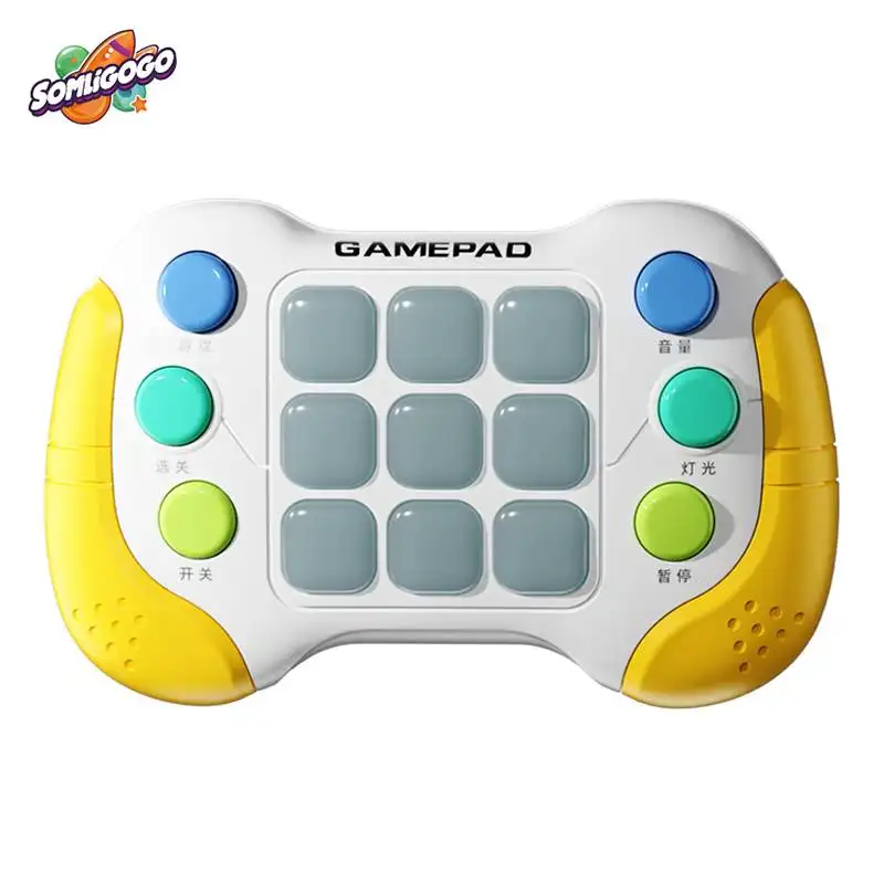 SL 2024 neue vier Moden zum Spielen Quick Push-Spielkonsole elektronische Pops-It-Spielmaschine Montessori-Spielzeug mit Musik und Licht