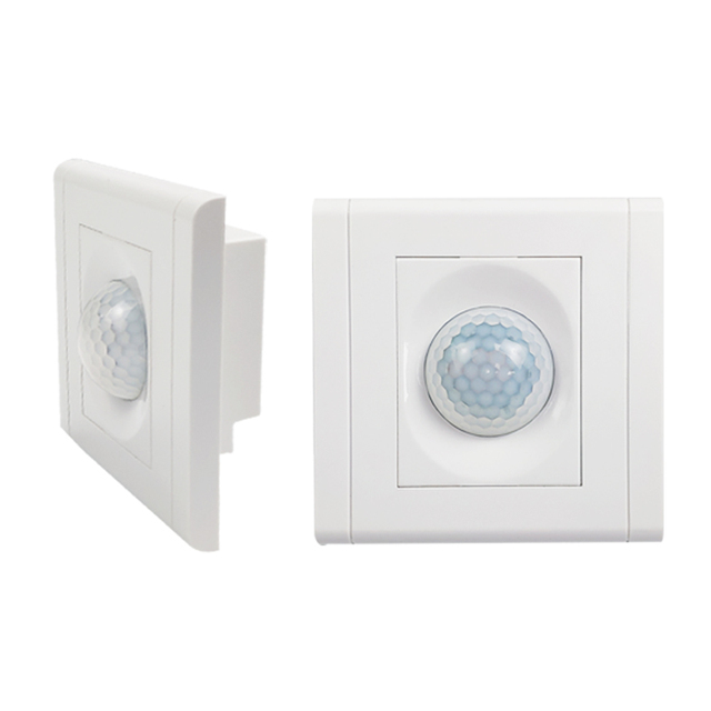 AC220V 9W PIR Infrared Motion Sensor 86*86mm Wall Mounted Smart LED Inductive Switch Human Body Induction Switch