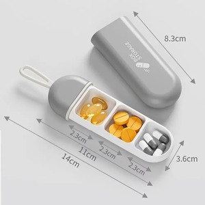 Dropshipping Shopify Agent d'exécution 2025 Portable Voyage Daily Drug Organizer Medicine Box Health Care Container - Product Image 3