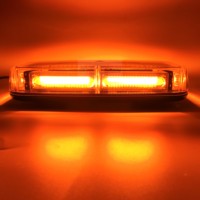 Barre lumineuse LED COB mini 36W, clignotante, magnétique, pour toit, avertissement d'urgence, IP67, pour camion, voiture, véhicule de construction