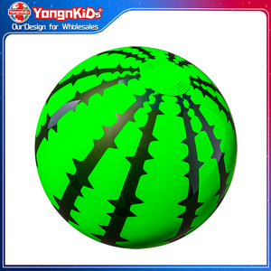 Wholesale Factory Price Custom PVC <strong>Inflatable</strong> Jumbo Watermelon Beach <strong>Ball</strong> PVC Material Big Printed Water Beach Toy - Product Image 1