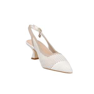 Escarpins Slingback Donna Or & Or Blanc Beige Talon 6 cm Taille 41 - Product Image 4