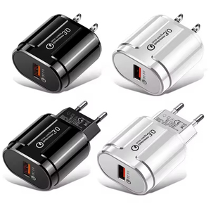 Chargeur mural électrique universel USB 5V 2.4A 18W, charge rapide QC3.0, protection OTP OVP, certifié CE ROHS FCC, prise universelle - Product Image 5