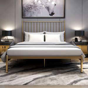 Cadre de lit en métal revêtu à un seul niveau, moderne, pour la maison, l'école ou la chambre, lit superposé en acier robuste au design épuré - Product Image 3