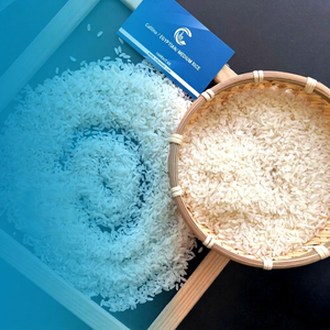Riz moyen (riz égyptien camolino-calrose) riz basmati à motif long standard européen sans OGM WA + 84928148271 Laura Phan - Product Image 1