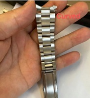 Bracelet de montre vintage de luxe en acier inoxydable 19 mm 20 mm pour Water Ghost GMT Submariner respirant