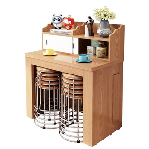 Sala da pranzo multifunzionale di alta qualità espandi il tavolo da pranzo allungabile in legno per mobili - Product Image 6