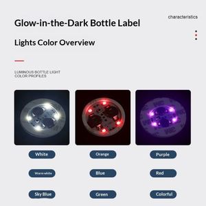 ไฟ LED สำหรับแก้วเครื่องดื่ม ขนาด 4 ซม. 5 ซม. 6 ซม. 8 สี หรือหลากสีสัน สำหรับงานปาร์ตี้ งานแต่งงาน บาร์ ขวด - Product Image 3