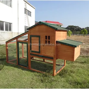SDC018 Custom Designed Cheap Wooden Chicken Coop for Sale Chicken Coop Large Pet House Cage