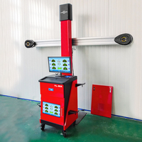 Xinjintuo 2025 équilibreur de roue populaire et changeur de pneus caméra hd ensemble complet voiture 3d machine d'alignement de roue combo à vendre