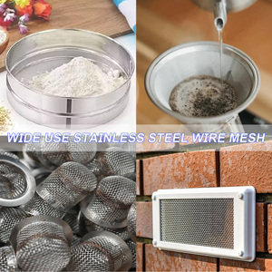 Rete in Acciaio Inossidabile Grado 304/316, Maglia 50x50, Filo da 0,20mm, Apertura 0,31mm per Setacciatura e Filtrazione - Product Image 5